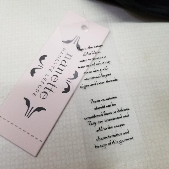 Nanette Lepore 8 Black Cape Dress Overlay V Neck Formal Party Wedding - Picture 9 of 11